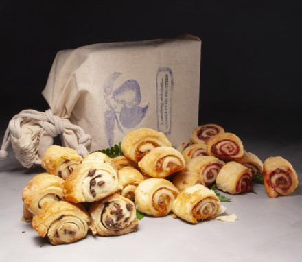 Rugelach Nosher set 3 boxes  with 9 pieces in each box